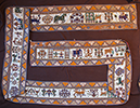 Crafted tribal bead panels